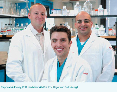 Stephen McIhenny, PhD candidate;  Eric Hager, MD; Neil Moudgill, MD