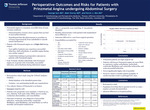 Perioperative Outcomes and Risks for Patients with Prinzmetal Angina undergoing Abdominal Surgery