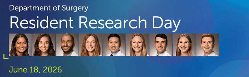 Department of Surgery Resident Research Day