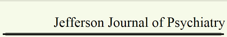 Jefferson Journal of Psychiatry