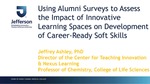 Using Alumni Surveys to Assess the Impact of Innovative Learning Spaces on Development of Career-Ready Soft Skills by Jeffrey Ashley, PhD