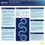 Improving Behavioral Health Counseling Scheduling Rates on Same Day of Referral by Benjamin Rogers, MD; Rachel Pallay, MD; Edward Delesky, MD; Meg Broderick, MD; Jade Enright, MD; and Eunice Choe, MD