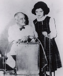 Dr. Gibbon with patient Cecelia Bavolek