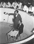 Lecture in Thompson Annex clinical amphitheater, [1950s?]