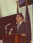 Mayor Rizzo at dedication of new hospital, Thomas Jefferson University, June 9, 1978