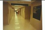 3rd floor hallway, Thomas Jefferson University Hospital (Gibbon Building), [1978?]