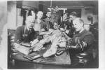 Students Dissecting A Cadaver Ca. 1887-1889