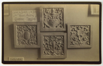 Four sculpted tiles, Columbian Exposition