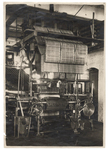 Jacquard loom, punchcard operated