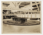 Military formation, Roxy Grand Foyer rug, 1927