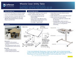 Wheelie Clean Utility Table