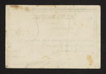 Alms-House Ticket (verso) by Thomas P. Cope, Jeremiah Peirsol, and Benjamin Rush Erwin