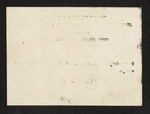 Matriculation. Jefferson Medical College, Philadelphia. This ticket signifies that Obed Bailey is regularly matriculated in this Institution, free of any charge. William P.C. Barton, Dean. (verso) by Obed Bailey and William P.C. Barton