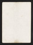 Jefferson Medical College Order of Lectures (verso) by Robley Dunglison, MD and William Rice