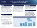 Prevention and screening of VTE in SCI patients at Thomas Jefferson University Hospital by Erika Dillard, MD, PhD; Yusef Mosley, MD; Joshua Marks, MD; Christina Jacovides, MD; Geoffrey Ouma, MD; and James Harrop, MD