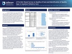 A Provider-Based Survey on Quality of Care and Identification of Quality Gaps in Inpatient Palliative Care by Adam Pennarola, MD, MPH; Matthew Murphy, MD; Elizabeth Collins, MD; Beth Wagner, MSN, CRNP, ACHPN; and John Liantonio, MD