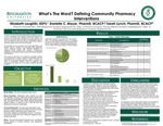 What’s The Word? Defining Community Pharmacy Interventions