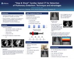 “Step & Shoot” Cardiac Gated CT for Detection of Pulmonary Embolism: Technique and Advantages by Dinesh K. Sharma, MD